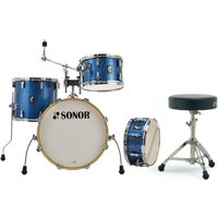 Sonor AQX 18 Jazz Shell Pack w/Free Throne Blue Ocean Sparkle