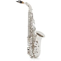 Alto Saxophone by Gear4music Nickel - Nearly New