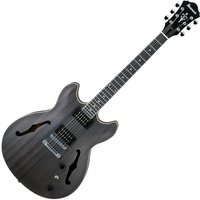 Ibanez AS53 Artcore Transparent Black Flat