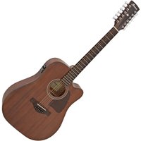 Ibanez AW5412CE 12 String Electro Acoustic Open Pore Natural