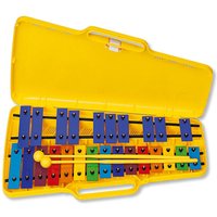 Angel AX-25N3 G4-G6 25 Note Glockenspiel Yellow Case