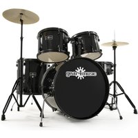 BDK-1 Full Size Starter Drum Kit by Gear4music Black - Nearly New