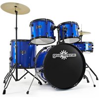 BDK-1 Full Size Starter Drum Kit by Gear4music Blue - Nearly New