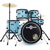 BDK-1 Fusion Drum Kit by Gear4music Pastel Blue