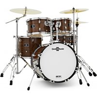 BDK-18 Jazz Expanded Drum Kit by Gear4music Walnut
