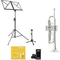 Besson BE110 New Standard Bb Trumpet Package Silver Plated