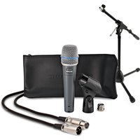 Read more about the article Shure Beta 57A Dynamic Instrument Mic with Low Mic Stand and 6m Cable