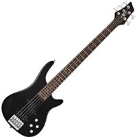 Chicago 5 String Bass Guitar by Gear4music Black - Nearly New