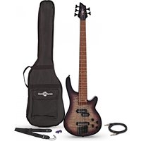 Read more about the article Chicago Select 5-String Bass Guitar by Gear4music Purple Burst