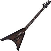 Harlem V Bass Guitar by Gear4music Trans Black