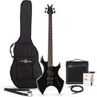 Harlem X Bass Guitar + 15W Amp Pack Black