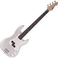 Read more about the article LA Bass Guitar by Gear4music Silver Flake