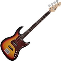 LA II Bass Guitar by Gear4music Sunburst