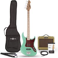 Read more about the article LA II Bass Guitar + Tweed 15W Amp Pack Seafoam Green