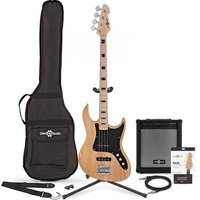 LA II Bass Guitar + 35W Amp Pack Natural