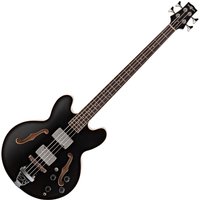 San Francisco Semi Acoustic Bass by Gear4music Black