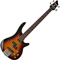Chicago Short Scale Bass Guitar by Gear4music Sunburst
