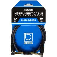 Read more about the article Boss 3ft / 1m Instrument Cable Angled/Angled 1/4″ Jack