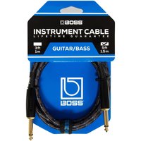 Read more about the article Boss 5ft / 1.5m Instrument Cable Straight/Straight 1/4″ Jack