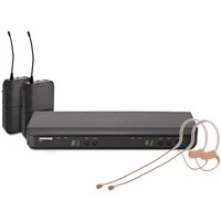 Shure BLX188/MX53-H8E Dual Wireless Headset System with 2 x MX53