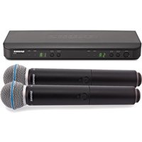 Shure BLX288/B58-H8E Dual Wireless Handheld System with 2 x BETA 58