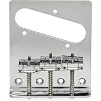 Guitarworks 3-Saddle Guitar Bridge Chrome