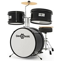 Childrens Drum Kit by Gear4music Black