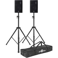 Yamaha DXR8mkII 8 Active PA Speakers Pair with Stands