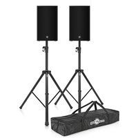 Yamaha DZR10 10 Active PA Speaker Pair with Stands