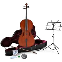 Student 1/4 Size Cello + Beginner Pack