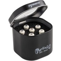 Read more about the article Martin Luxe (Liquid Metal) Bone with Pearl Bridge Pins 6 Pack