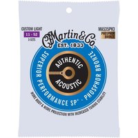 Martin SP Phosphor Bronze Acoustic Strings Custom Light 11-52 3 Pk