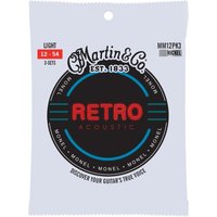 Read more about the article Martin Retro Monel Nickel Acoustic Strings Light 12-54 3 Pack