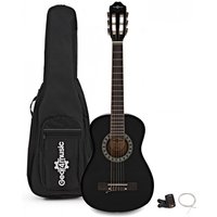 Junior 1/2 Classical Guitar Pack Black by Gear4music