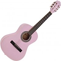 Junior 1/2 Classical Guitar Pink by Gear4music