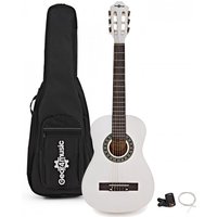 Junior 1/2 Classical Guitar Pack White by Gear4music