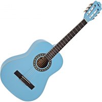 3/4 Classical Guitar Blue by Gear4music