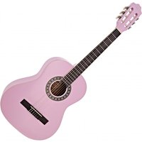 3/4 Classical Guitar Pink by Gear4music