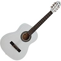 3/4 Classical Guitar White by Gear4music