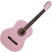 Classical Guitar Pink by Gear4music