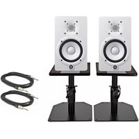 Yamaha HS5 Active Studio Monitor Bundle White