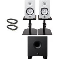 Read more about the article Yamaha HS5 Complete Studio Bundle White with HS8S Subwoofer