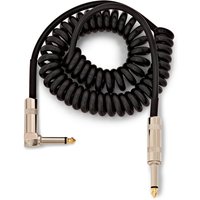 Essentials Jack Coiled Right Angled Instrument Cable 3m