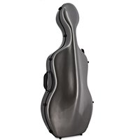 Hidersine Polycarbonate Cello Case Carbon Fibre Effect