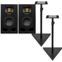 ADAM Audio A4V Active Studio Monitors Includes Stands