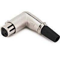 Female XLR Right Angle Connector by Gear4music