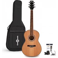 Student Travel Electro-Acoustic Guitar by Gear4music + Accessory Pack