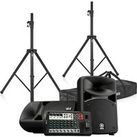 Yamaha Stagepas 600BT Portable PA System with Speaker Stands