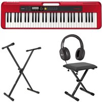 Casio CT S200 Portable Keyboard Package Red