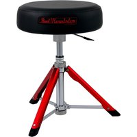 Pearl Roadster Drum Throne Round Seat w/Red Gas Lift Base